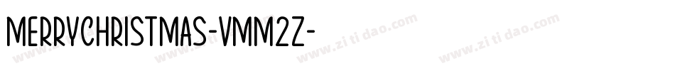 MerryChristmas-vmm2Z字体转换