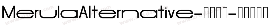 MerulaAlternative-4884字体转换