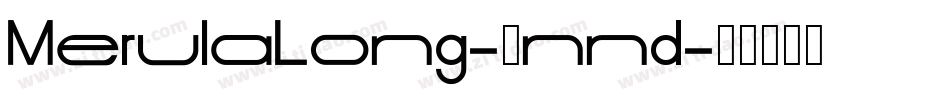 MerulaLong-0nnd字体转换