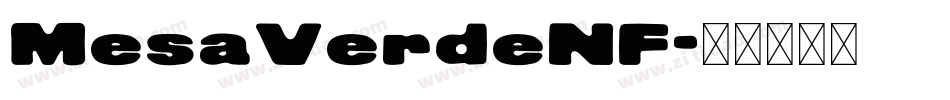 MesaVerdeNF字体转换