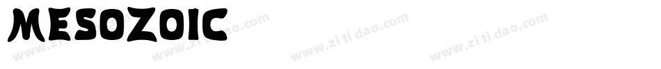 Mesozoic字体转换