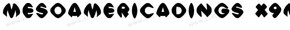 MesoamericaDings-x9mr字体转换