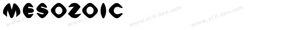 Mesozoic字体转换