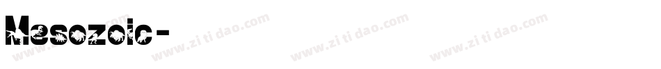 Mesozoic字体转换