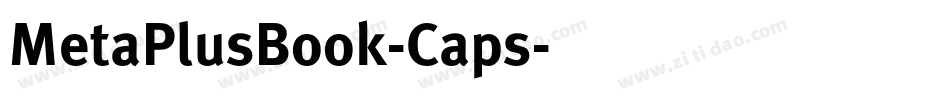 MetaPlusBook-Caps字体转换