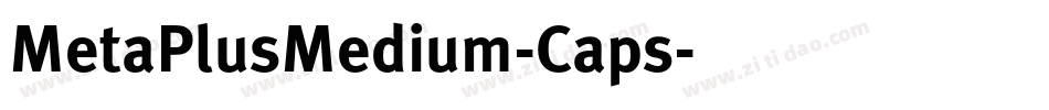 MetaPlusMedium-Caps字体转换
