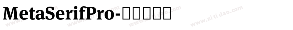 MetaSerifPro字体转换