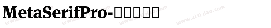 MetaSerifPro字体转换