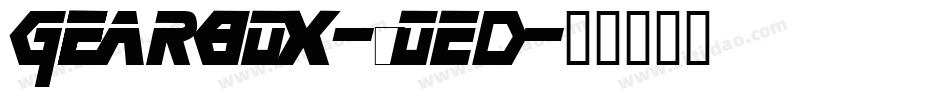 Gearbox-8OED字体转换