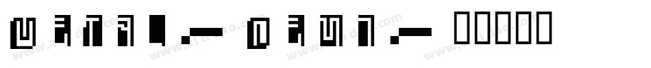 Metal-Demo字体转换