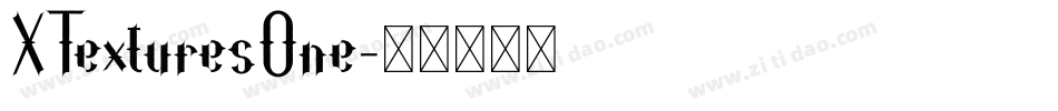 XTexturesOne字体转换