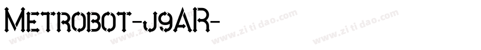 Metrobot-j9AR字体转换