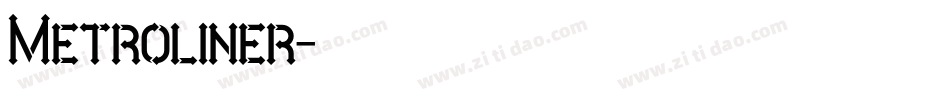 Metroliner字体转换