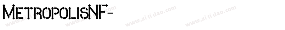 MetropolisNF字体转换