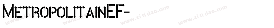 MetropolitainEF字体转换