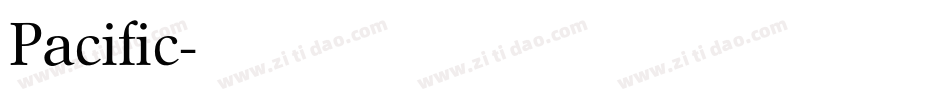 Pacific字体转换