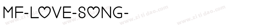 Mf-Love-Song字体转换