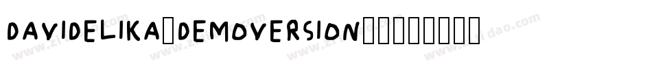 DavidElika-DemoVersion-2字体转换