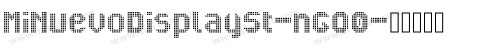 MiNuevoDisplaySt-nGO0字体转换