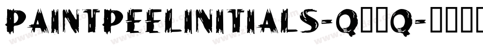 PaintPeelInitials-q38q字体转换