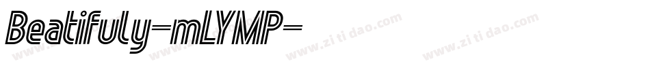 Beatifuly-mLYMP字体转换