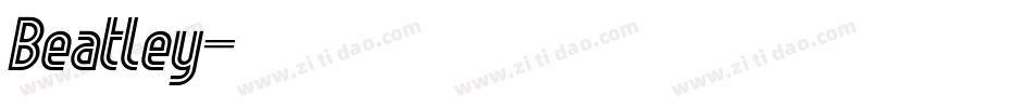 Beatley字体转换
