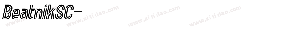 BeatnikSC字体转换