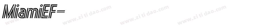 MiamiEF字体转换