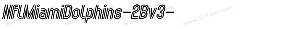 NflMiamiDolphins-2Bv3字体转换
