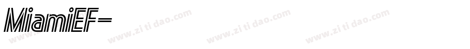 MiamiEF字体转换