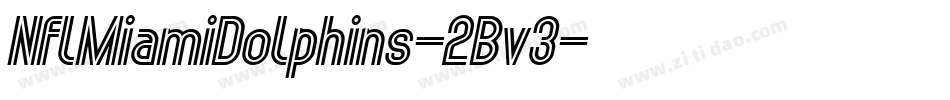 NflMiamiDolphins-2Bv3字体转换