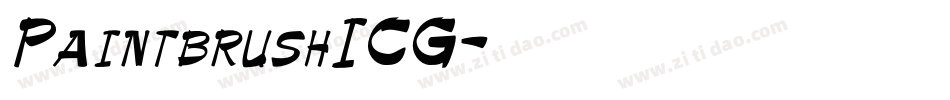 PaintbrushICG字体转换