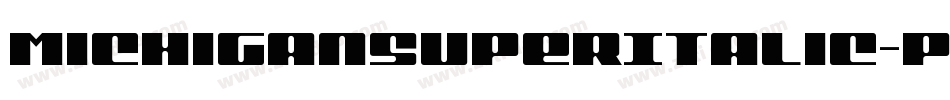 MichiganSuperItalic-pdqa字体转换