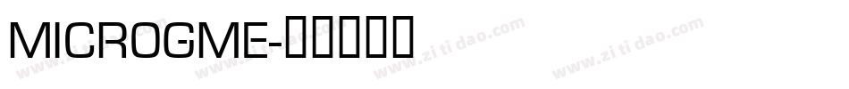 MICROGME字体转换