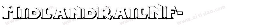 MidlandRailNF字体转换