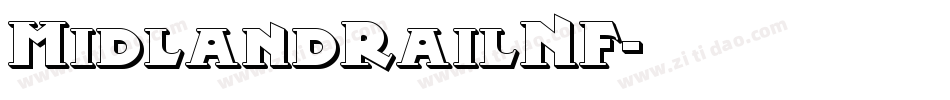MidlandRailNF字体转换
