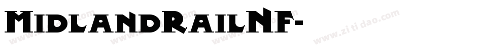 MidlandRailNF字体转换