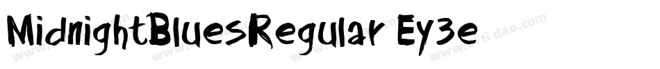 MidnightBluesRegular-Ey3e字体转换
