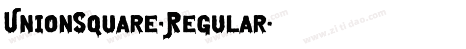 UnionSquare-Regular字体转换