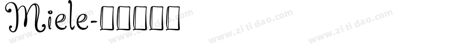 Miele字体转换
