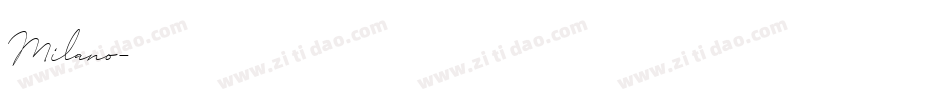 Milano字体转换