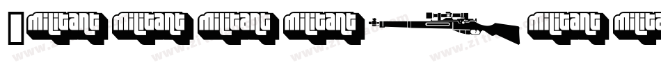 Military-Dingbats字体转换