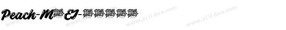 Peach-M9EJ字体转换