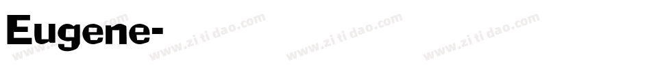 Eugene字体转换