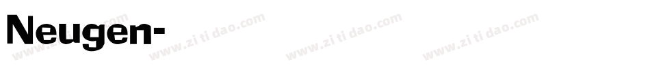 Neugen字体转换