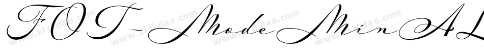FOT-ModeMinALarge字体转换