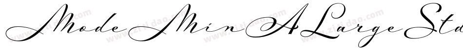 ModeMinALargeStd字体转换