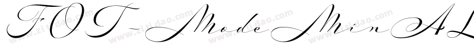 FOT-ModeMinALarge字体转换