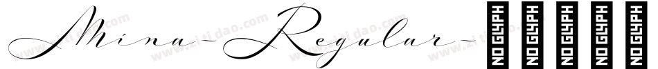 Mina-Regular字体转换