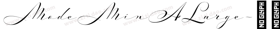 ModeMinALarge字体转换